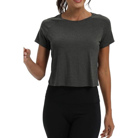 Mippo Split Back Gym Exercise Shirts - Set of 5 - Picture 9 of 11